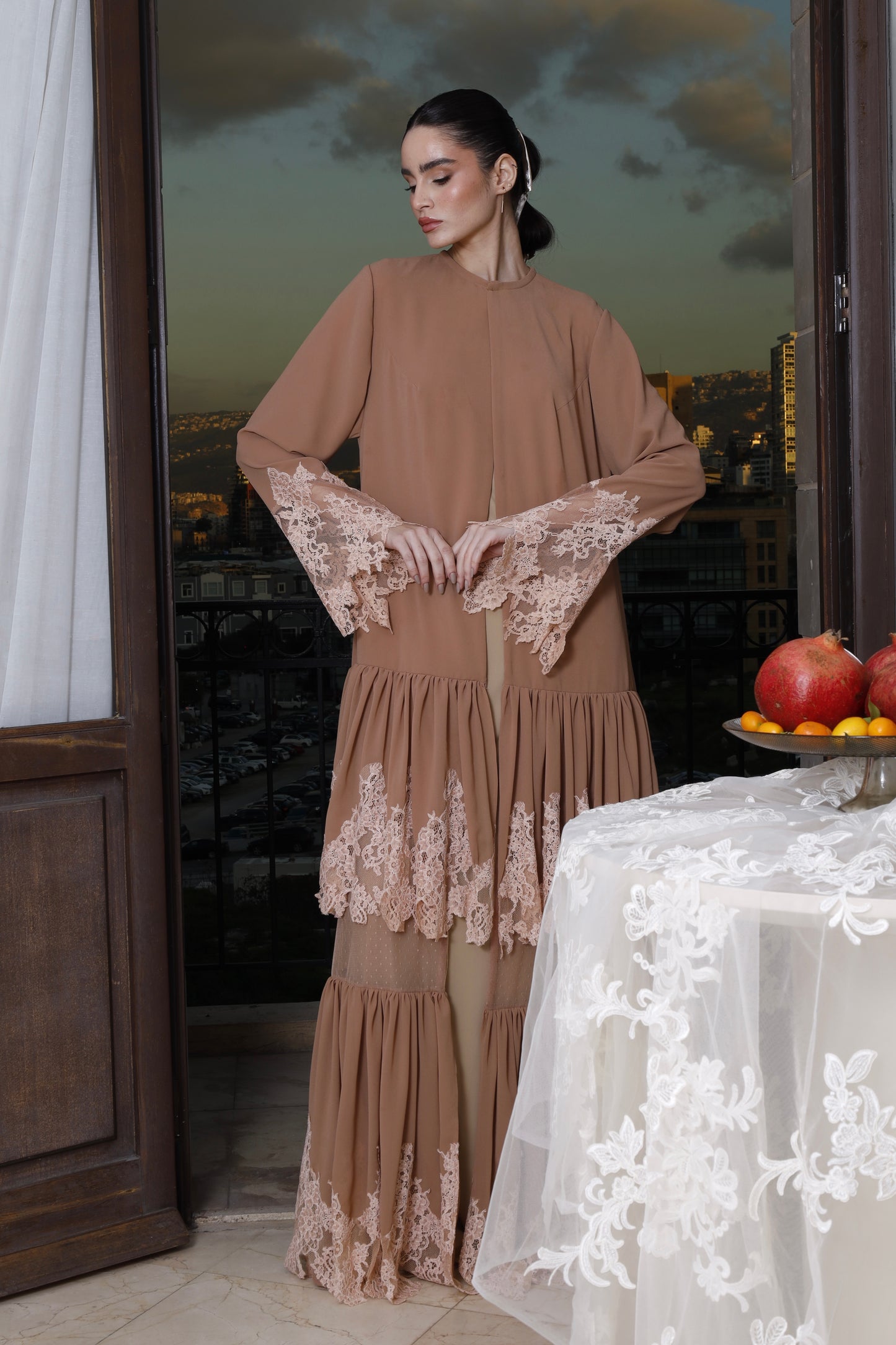 Caramel Noor Kaftan