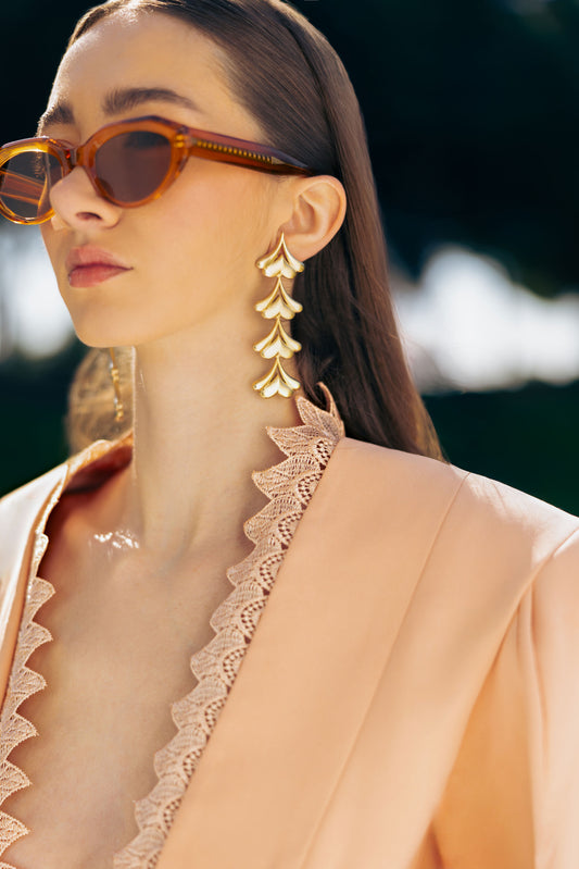 MJ SALMON FLORAL BLAZER