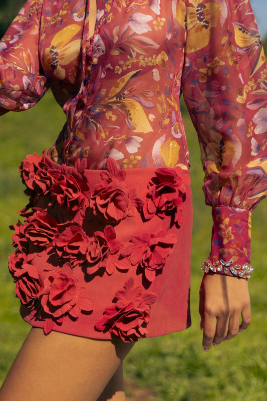 FLORAL PRINTED CHEMISE