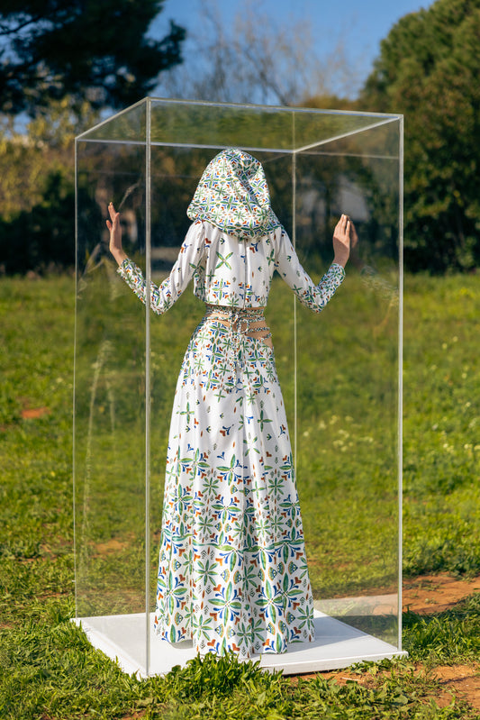 LAYERS OF GRACE PRINTED BRAIDED SET