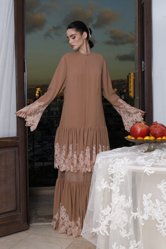 Caramel Noor Kaftan