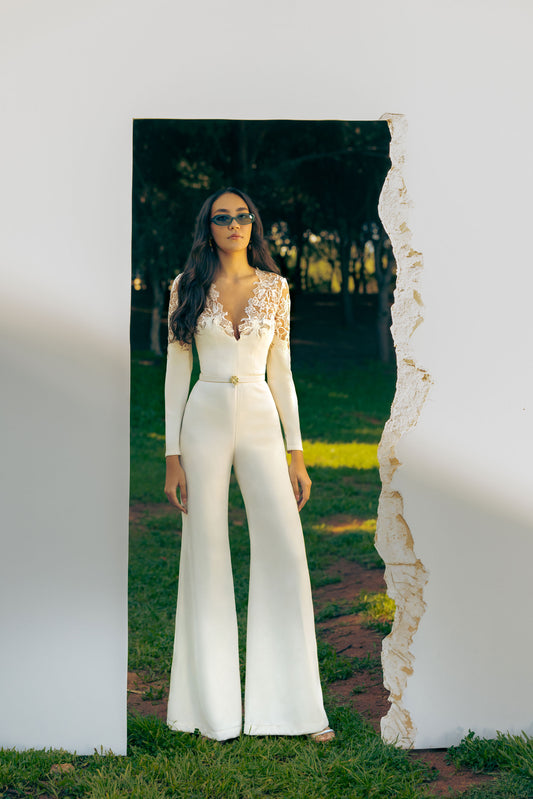 IVORY JUMPSUIT