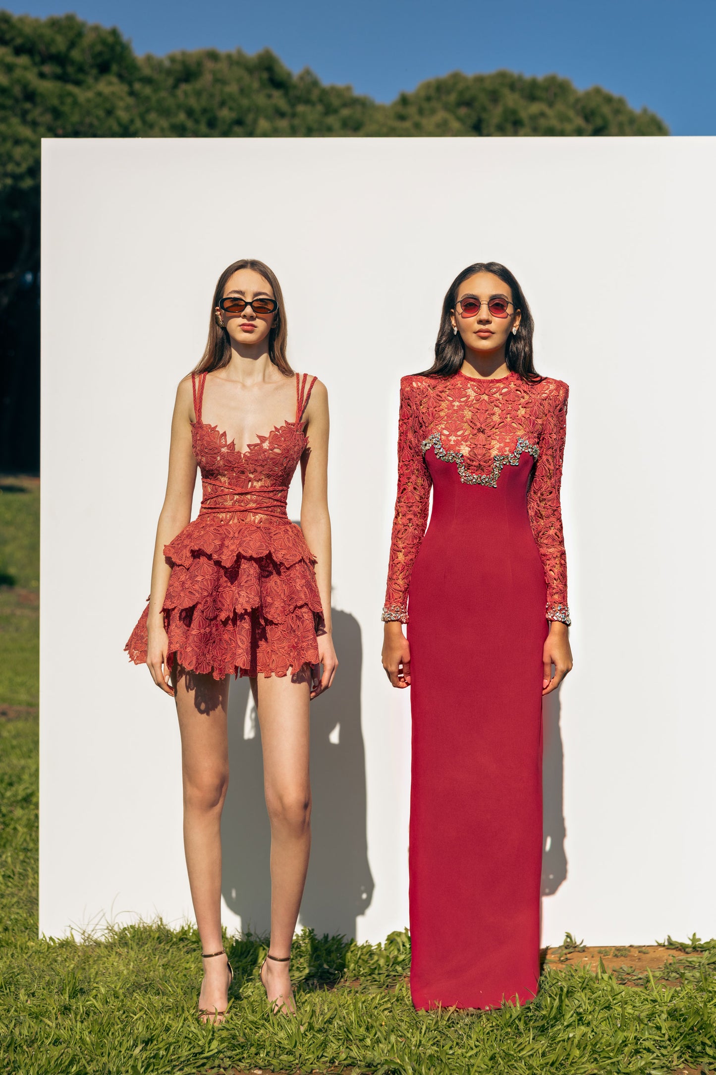 RAPTURE ROSE CRYSTAL DRESS