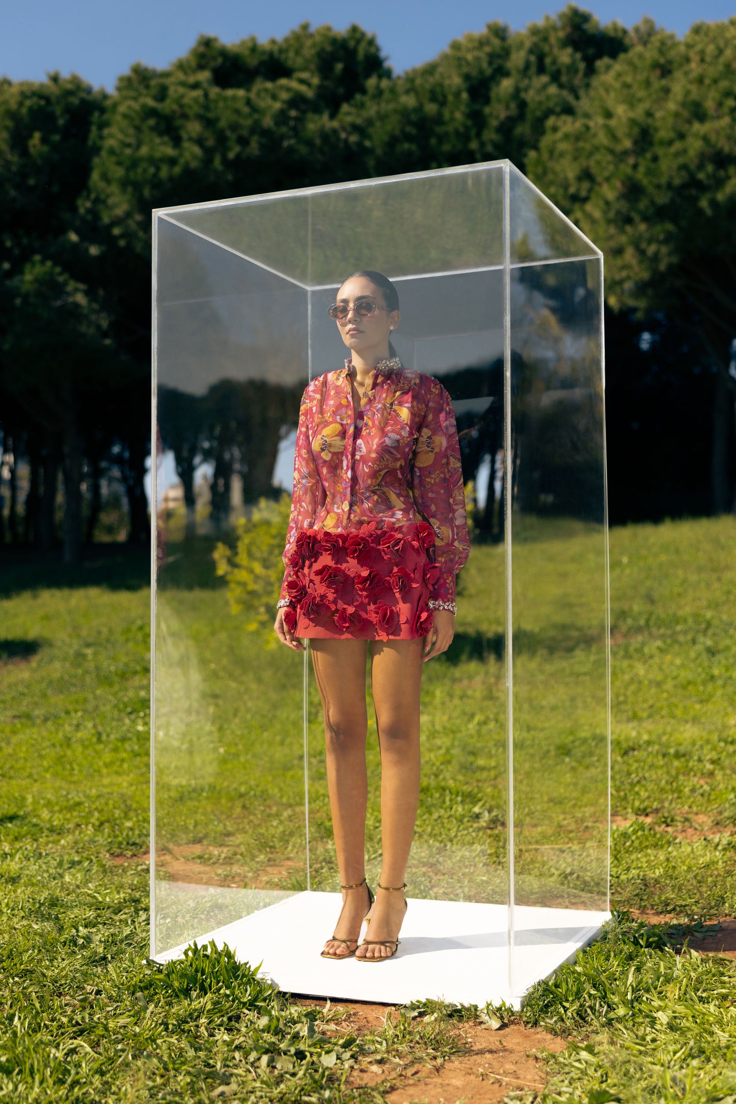 FLORAL PRINTED CHEMISE
