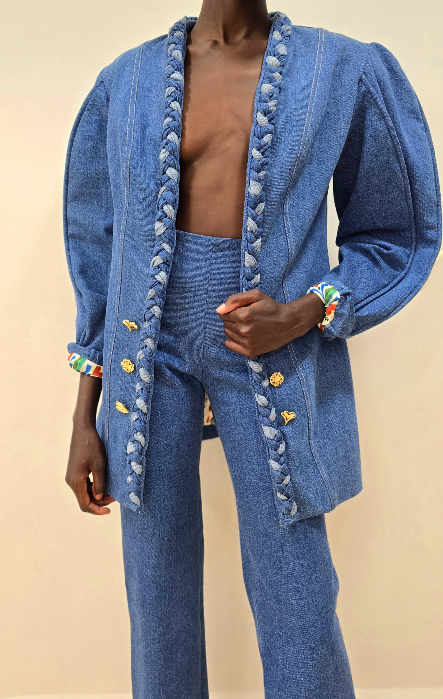 MINIMALISTIC DENIM PANTS
